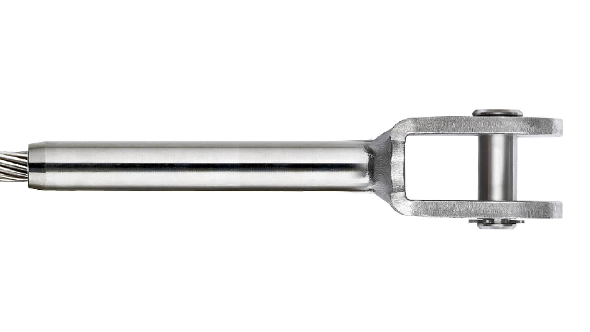 Clevis Classic  round  swaged for open spiral strand