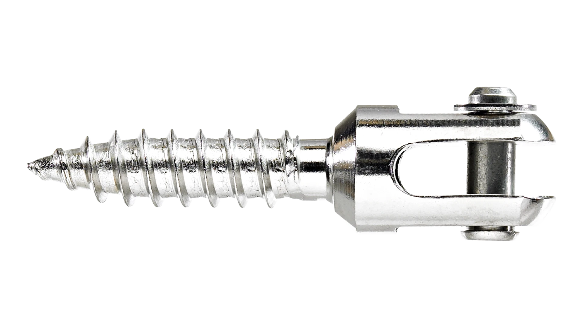 Eye-end counter piece with wood-thread