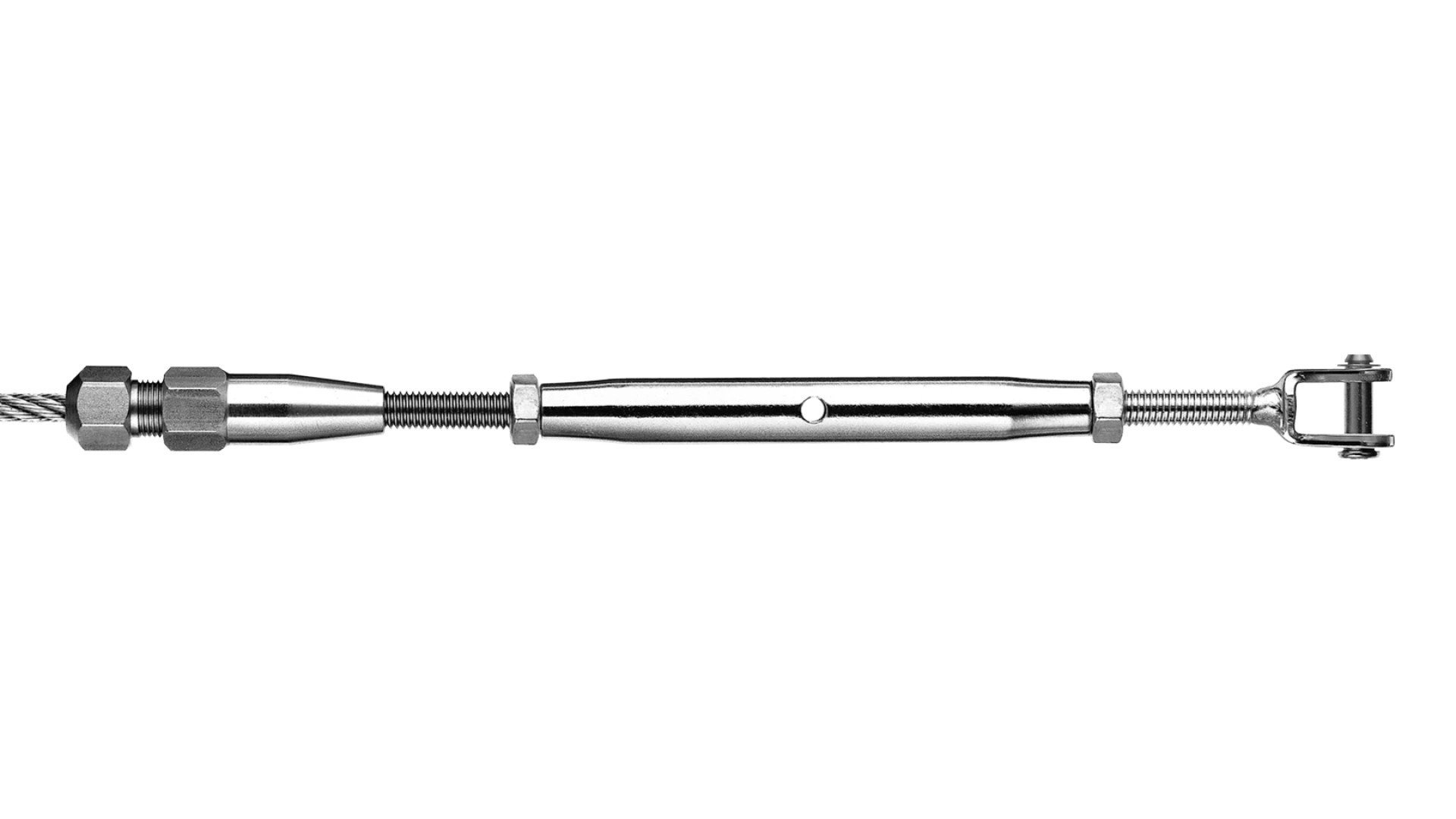 Turnbuckle with clevis LT1 self-assembly