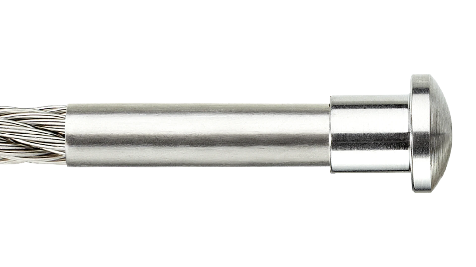 End-stop with radius head Univiss round swaged
