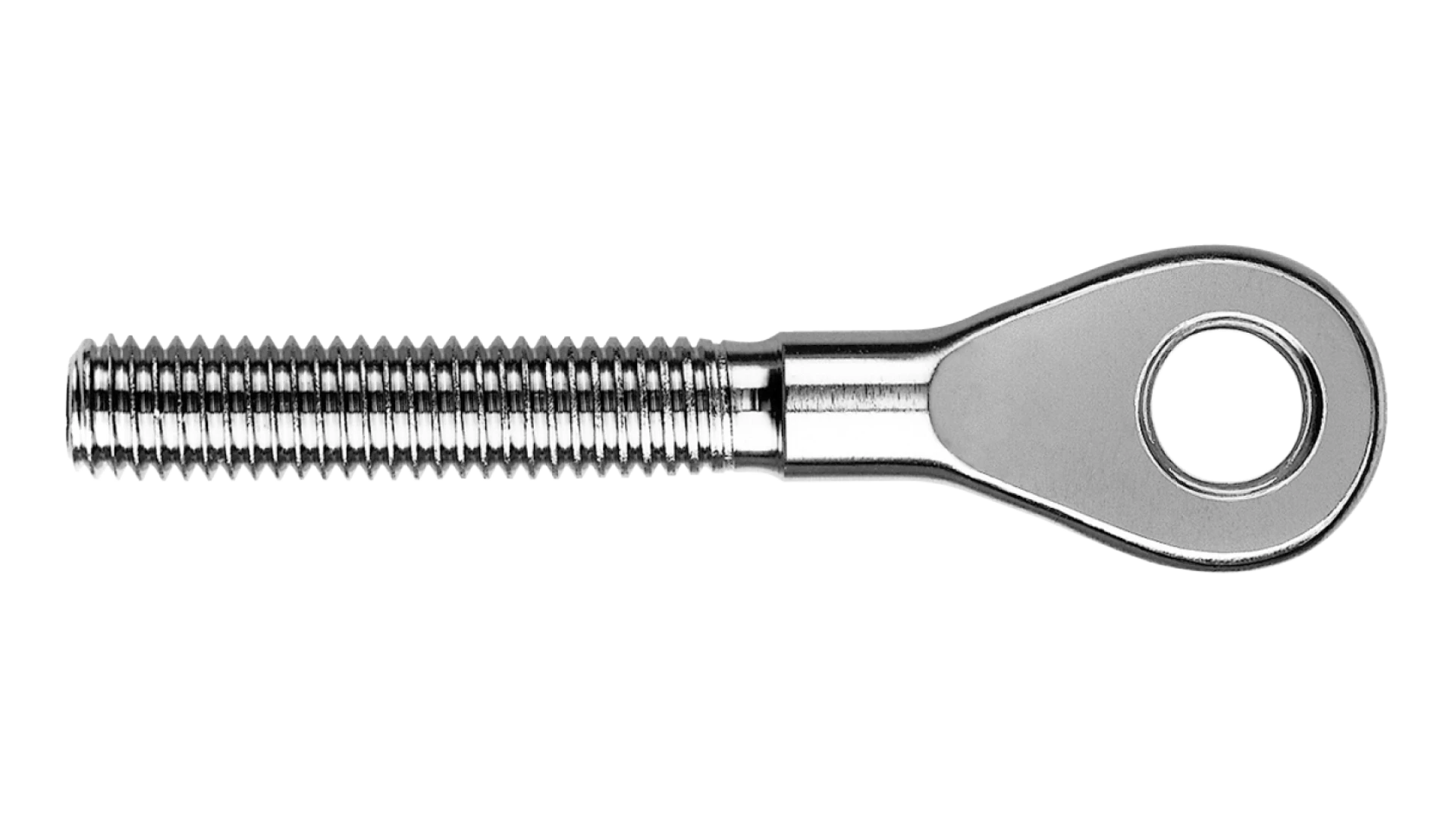 Eye-end with external thread right-hand