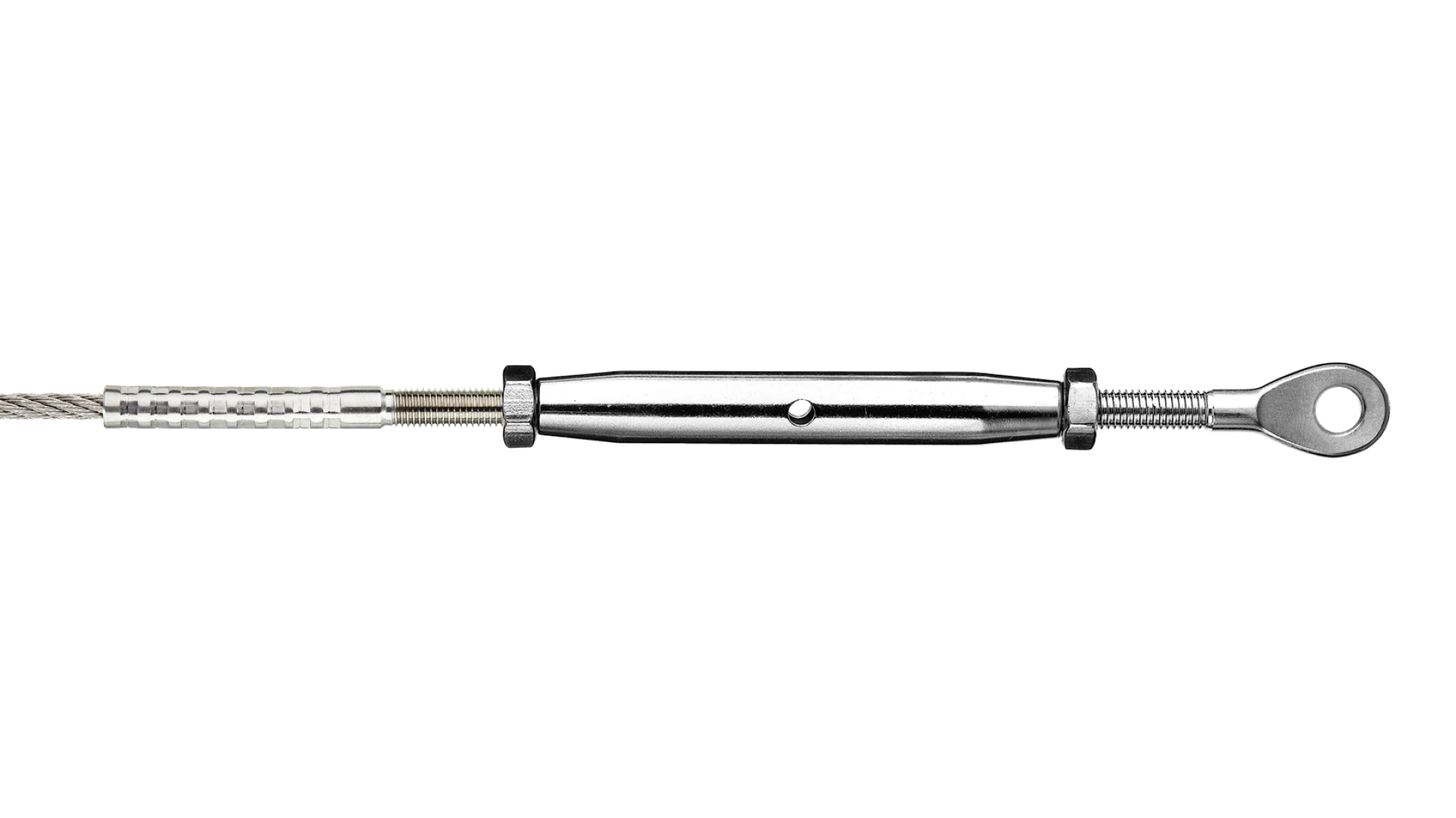 Turnbuckle with eye-end Self SA self-assembly