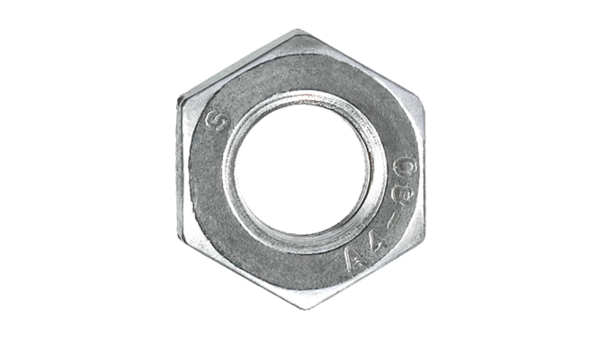 Hexagon nut right-hand