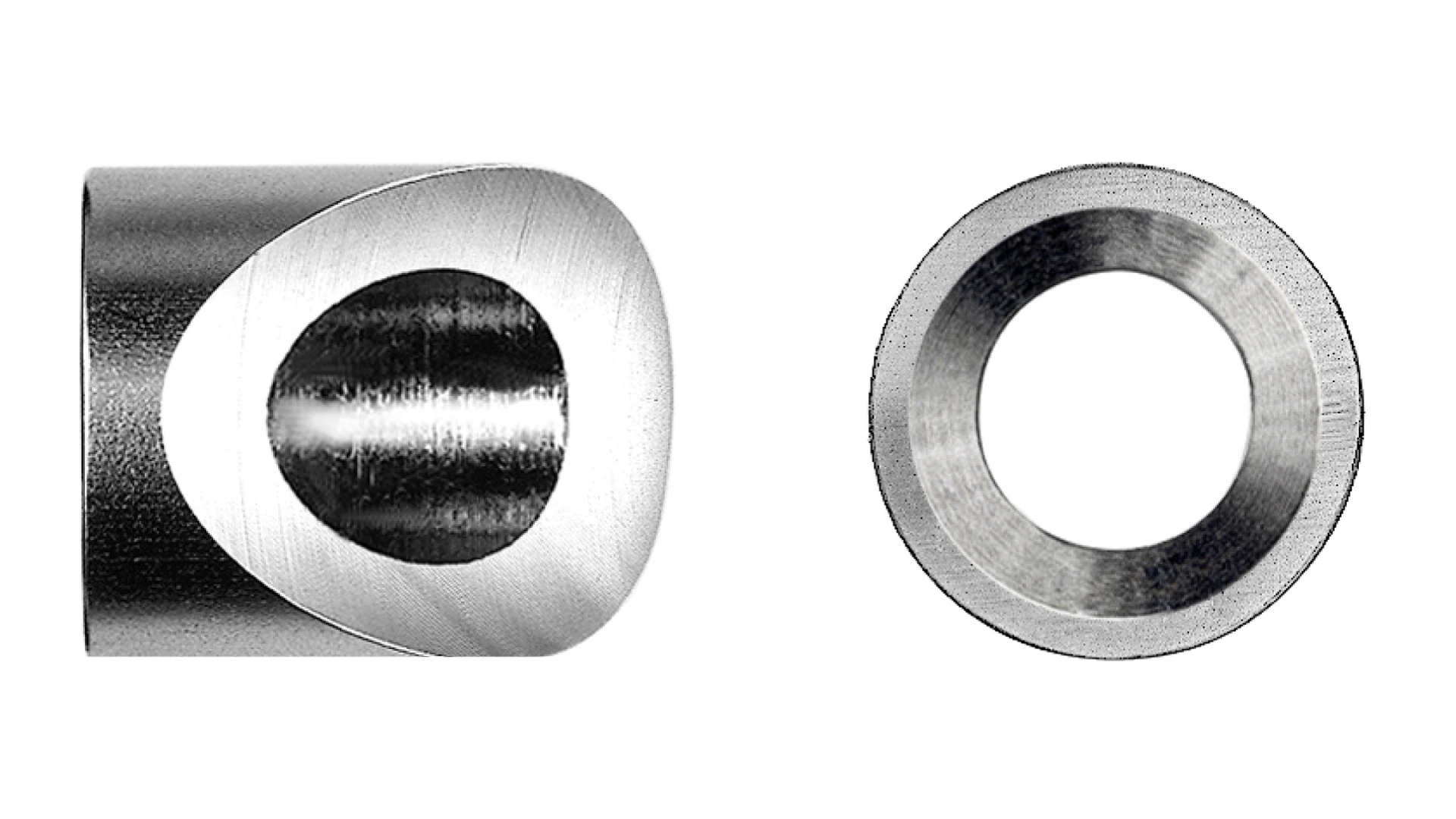 Post fitting round shape  for end-stop with countersunk head 90° Univiss