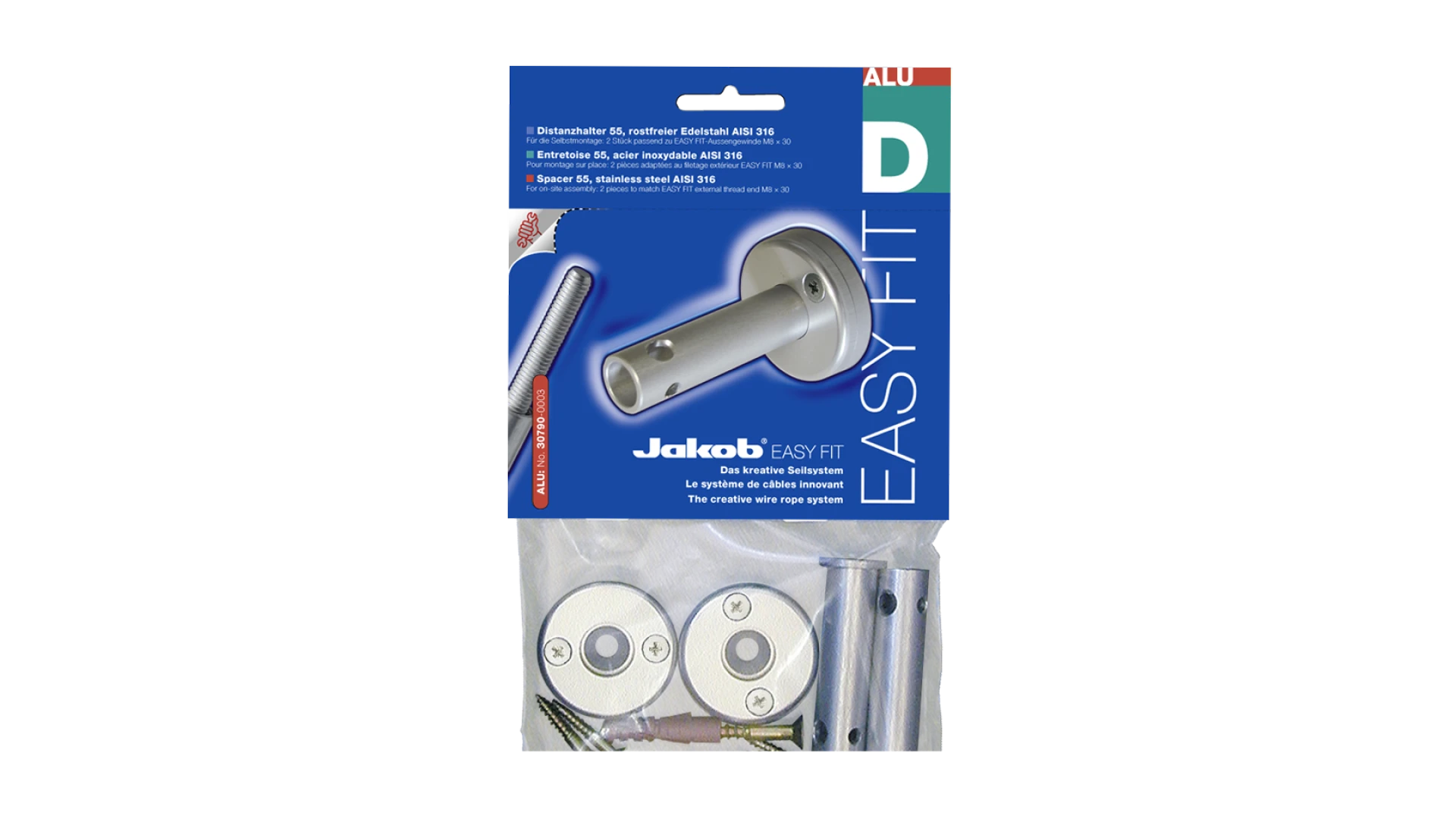 Spacer Easy Fit self-assembly aluminium