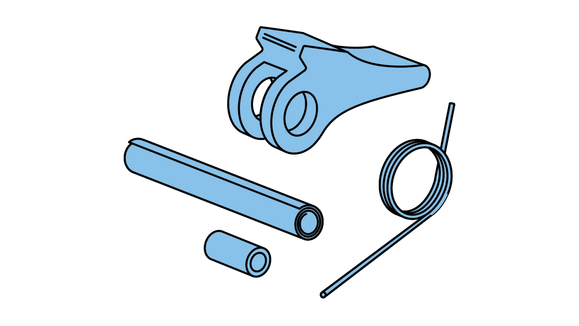 Replacement latch kit   für Haken Typ CLW/CLS/CLG