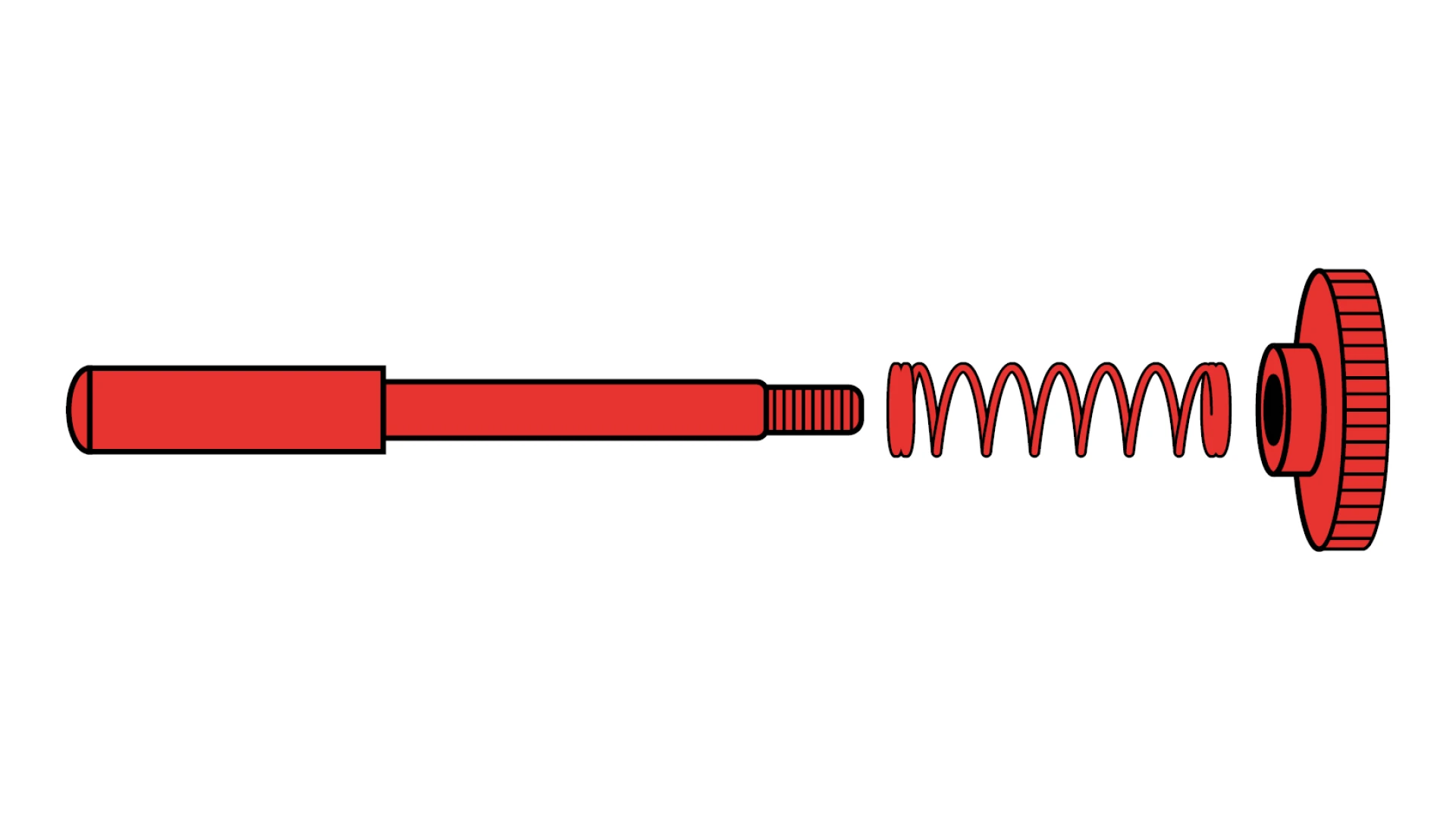Replacement pin kit   for shortening hooks