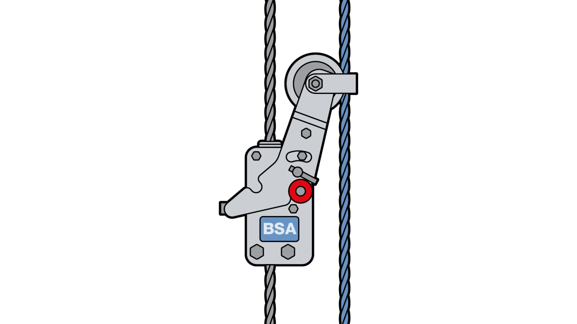 Fall arrest device type Blocstop BSA  Tractel