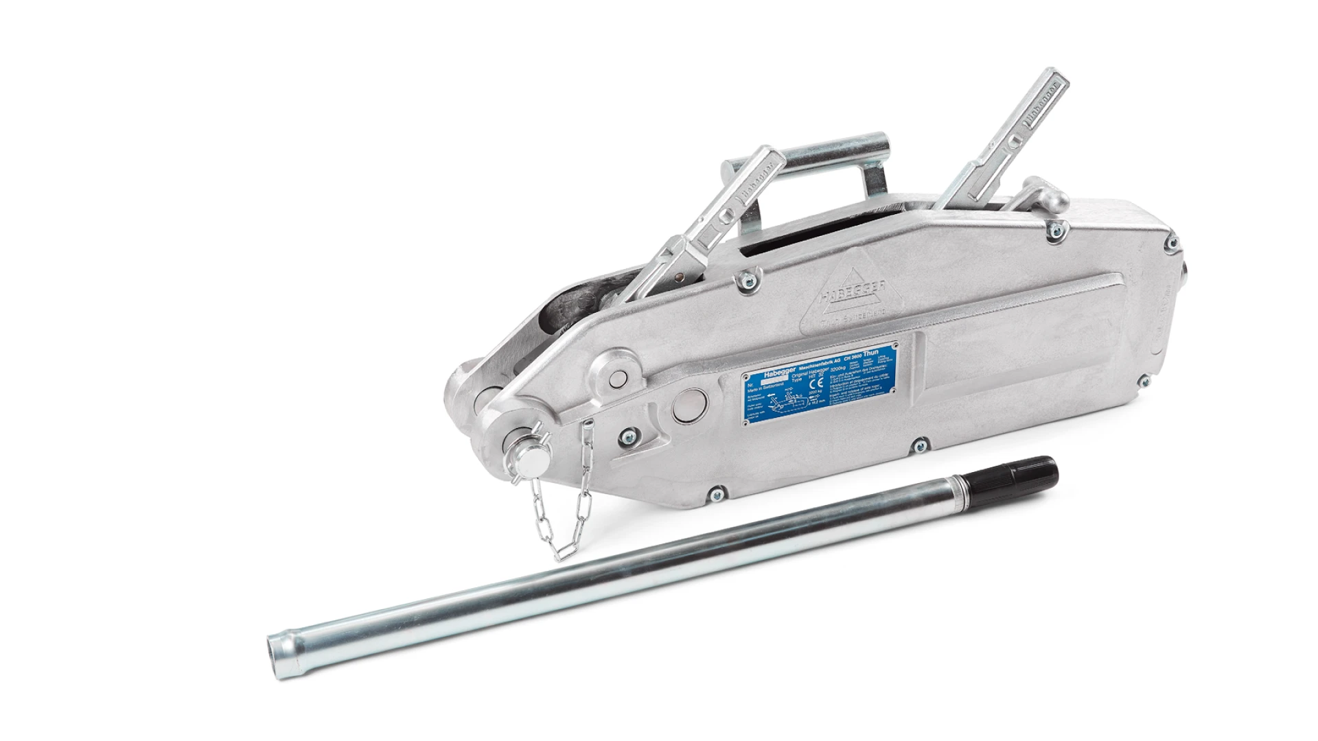 Habegger HIT-32 manual rope hoist  with lever tube