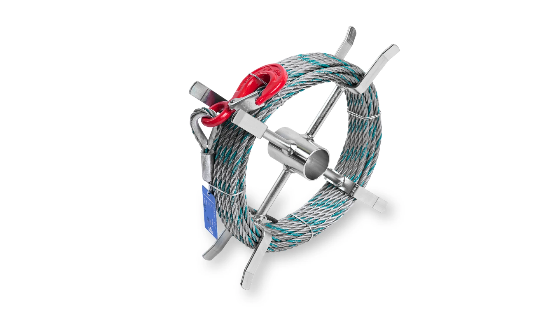 Hoist rope Habegger swaged for HIT-TRAC 8