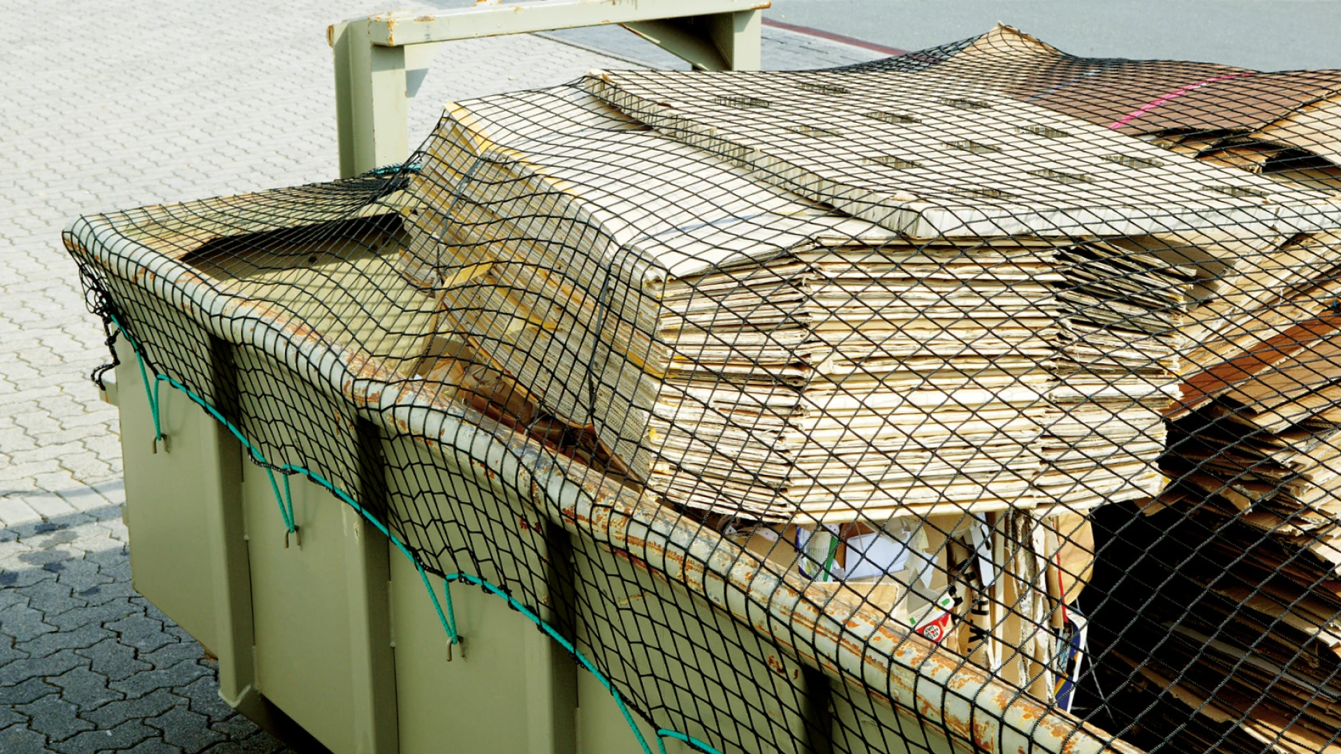Container cover net