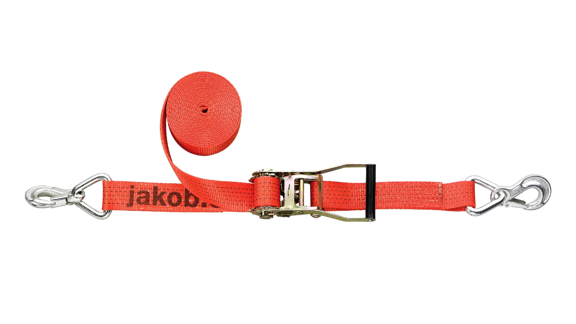 Two-piece ratchet strap assemblies R-340