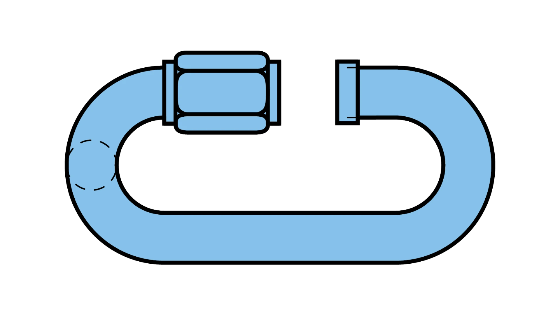 Threaded chain connection