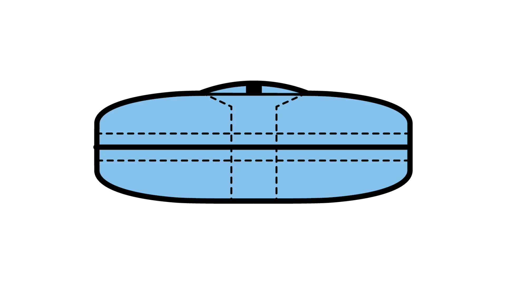 Wire rope clamp oval