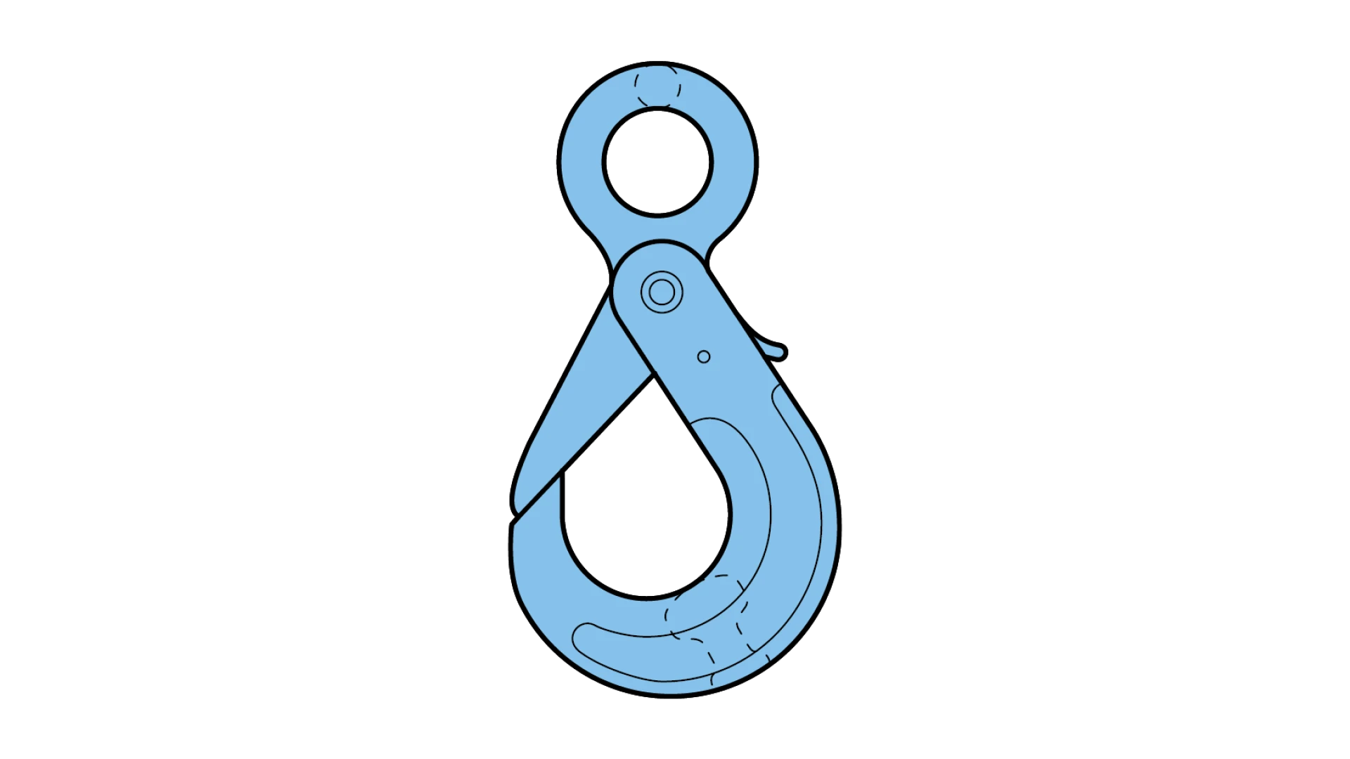Safety hook type CLS/YC