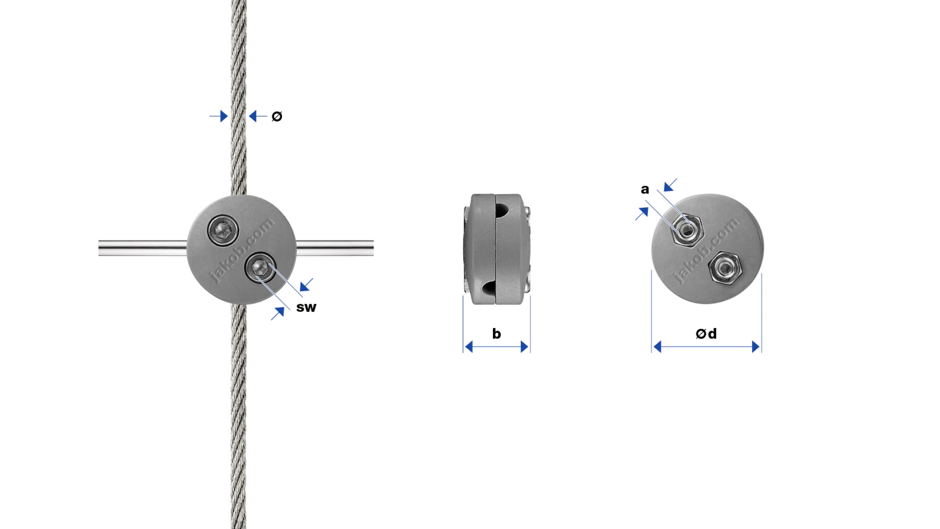 Cross clamp plastic