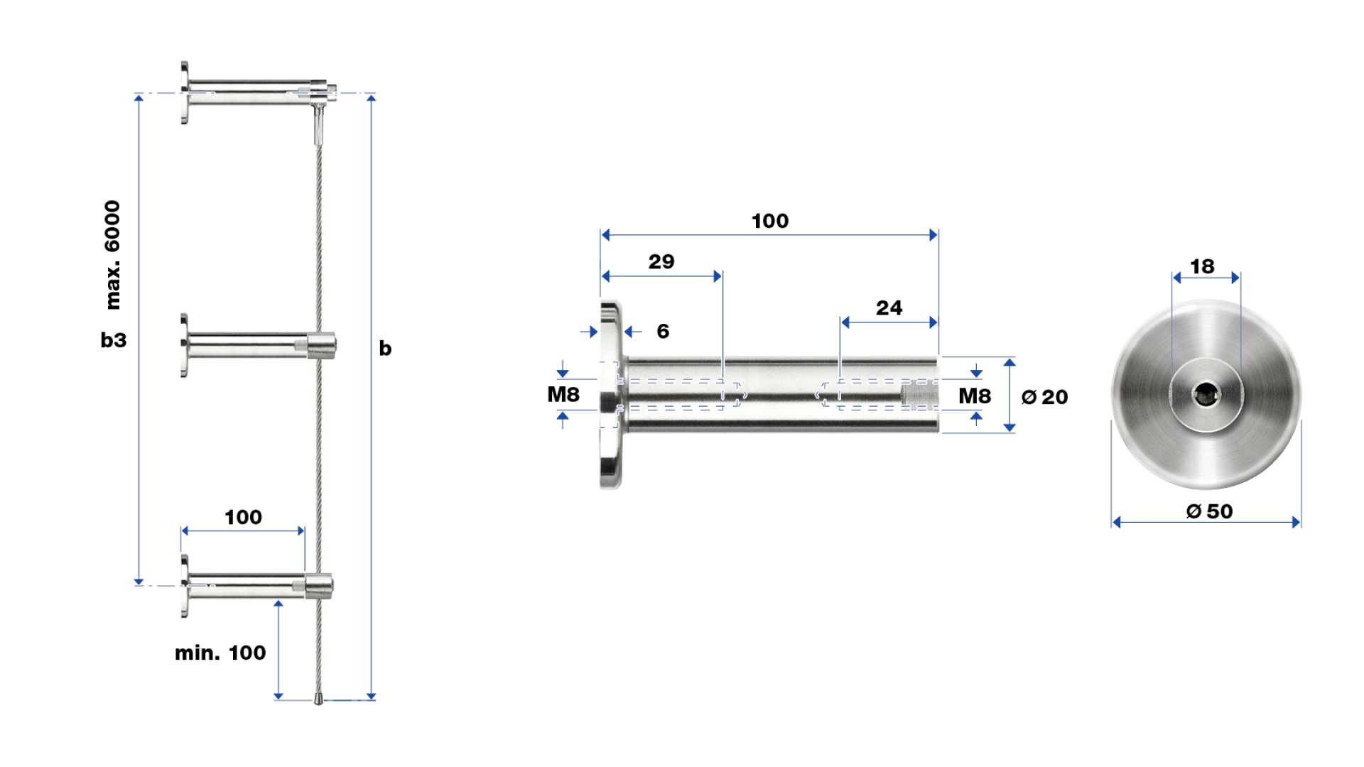 GreenGuide rope assembly G1 - Set 3