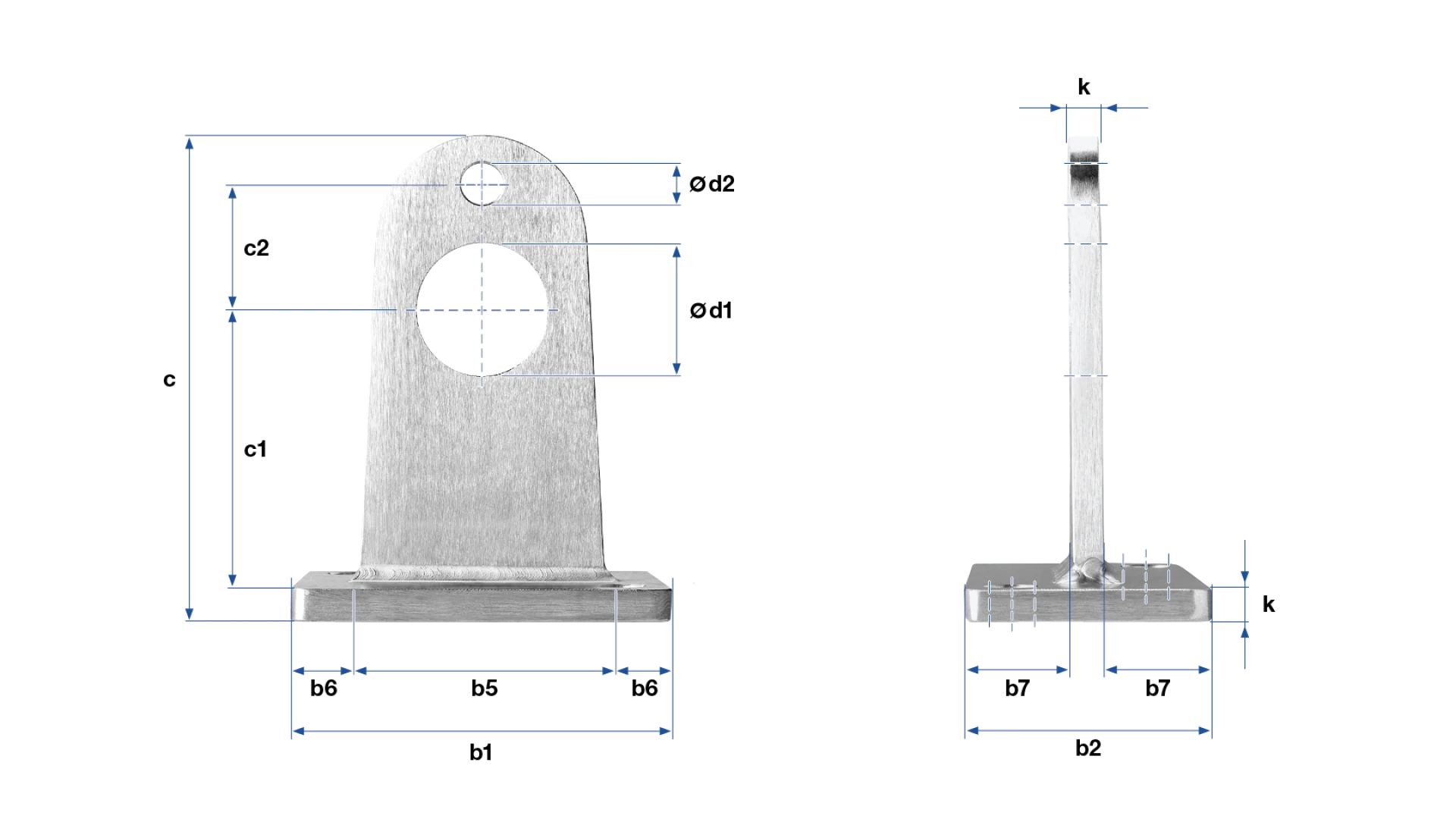Tube bracket type 1 large