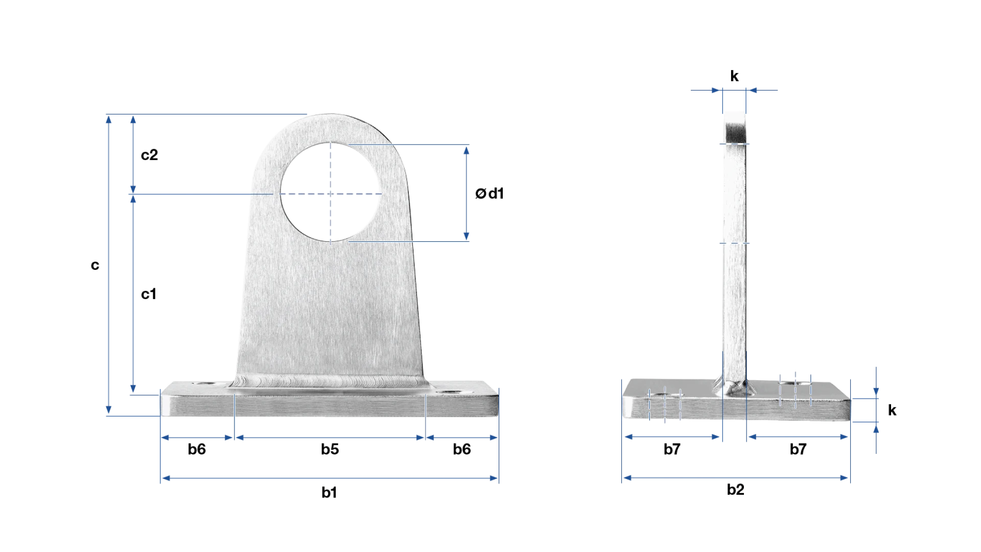 Tube bracket type 1 large