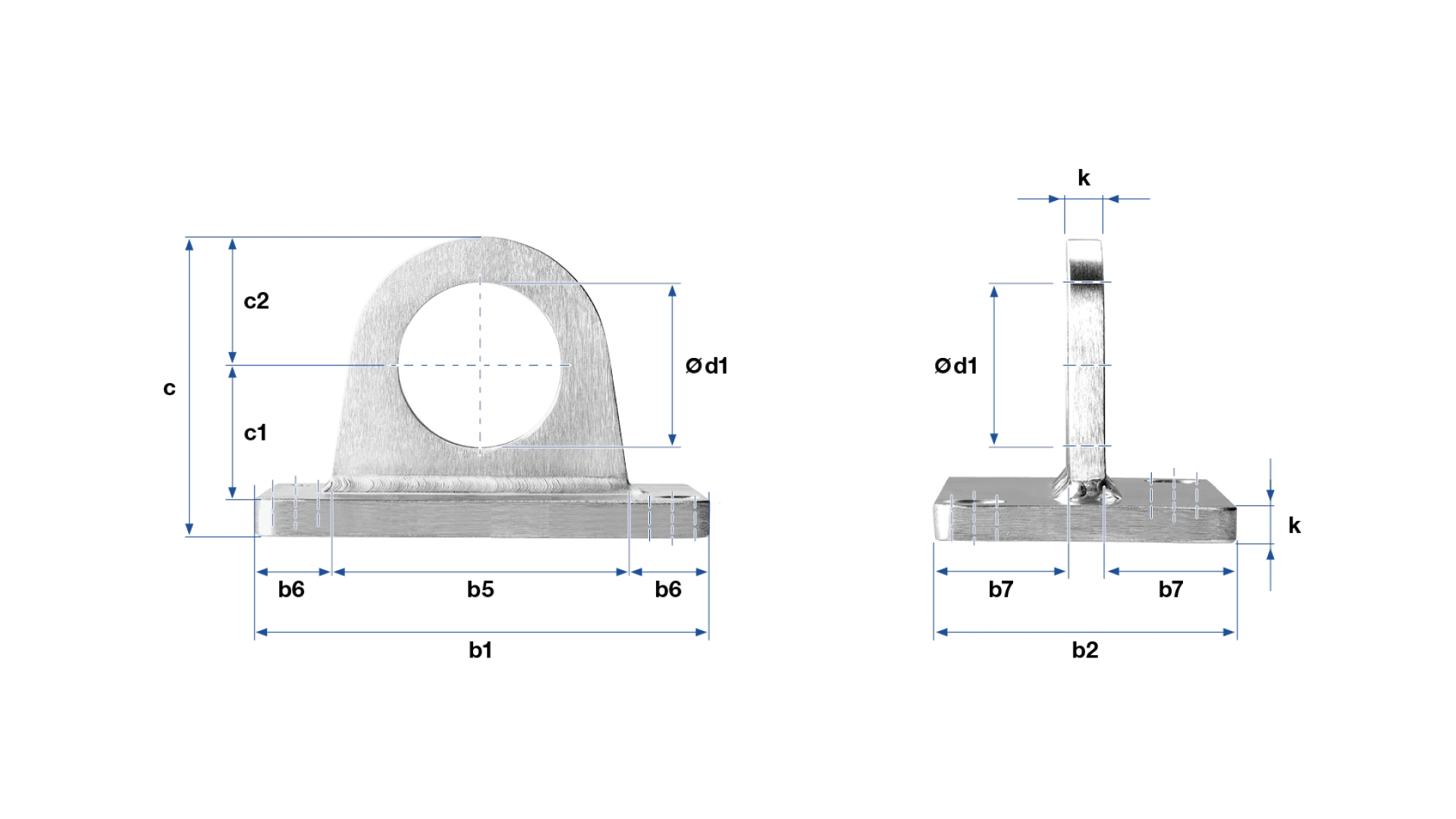 Tube bracket type 2 large