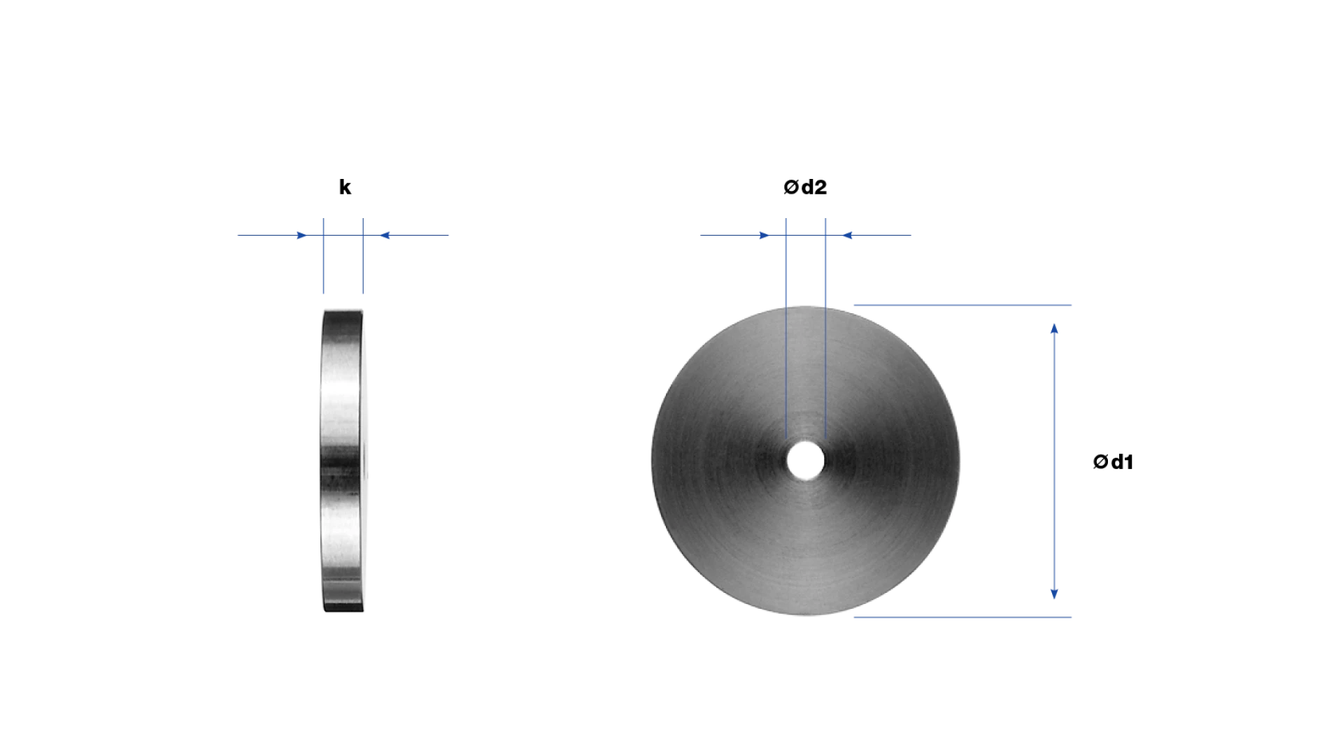 Cover disk for rope cone small