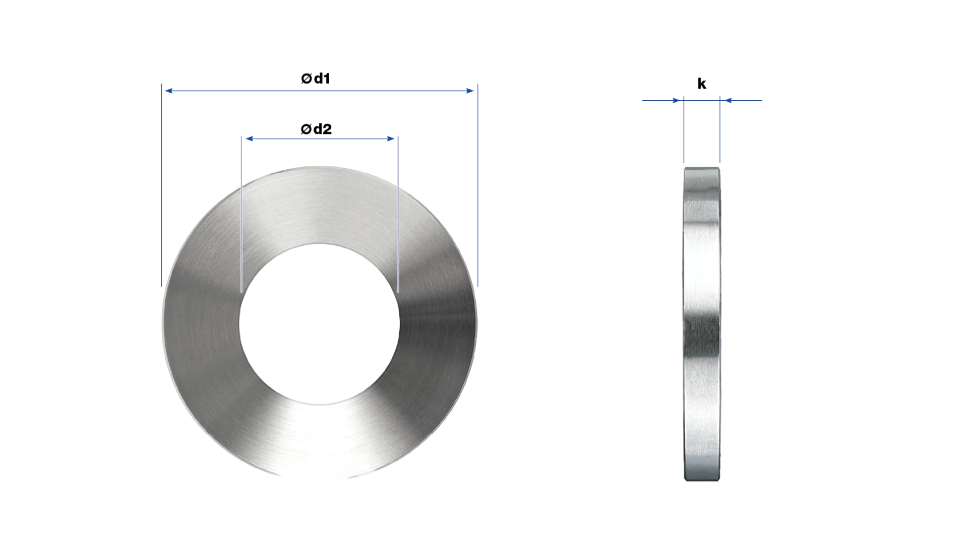 Spacer disc for suspension-rope clamp