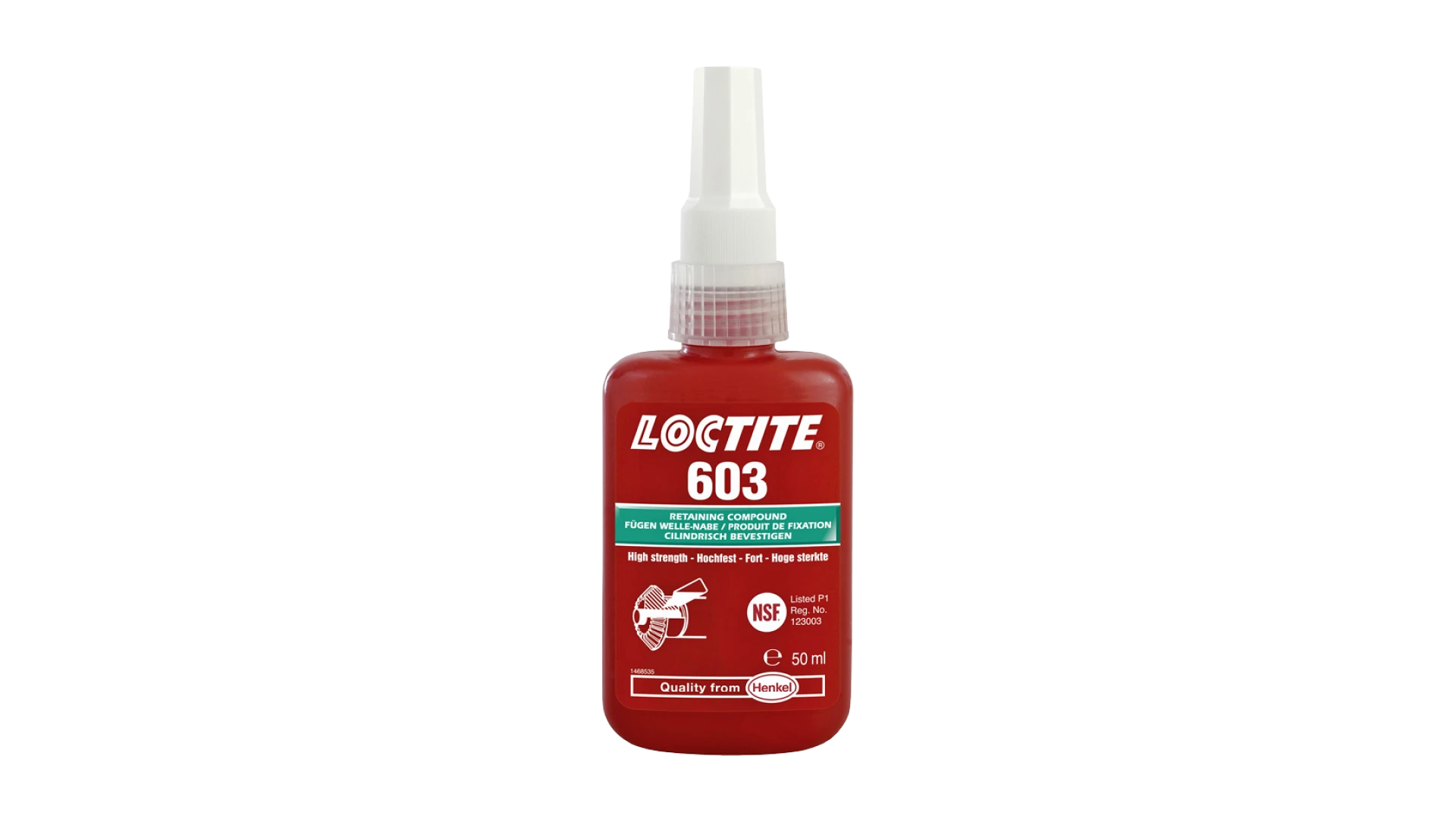 Special adhesive Loctite 603