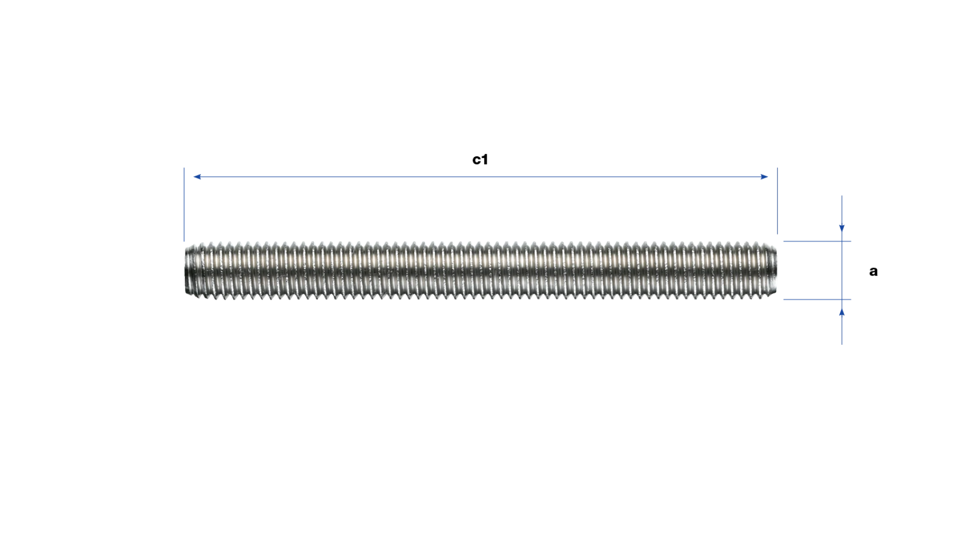 Headless screw left-hand