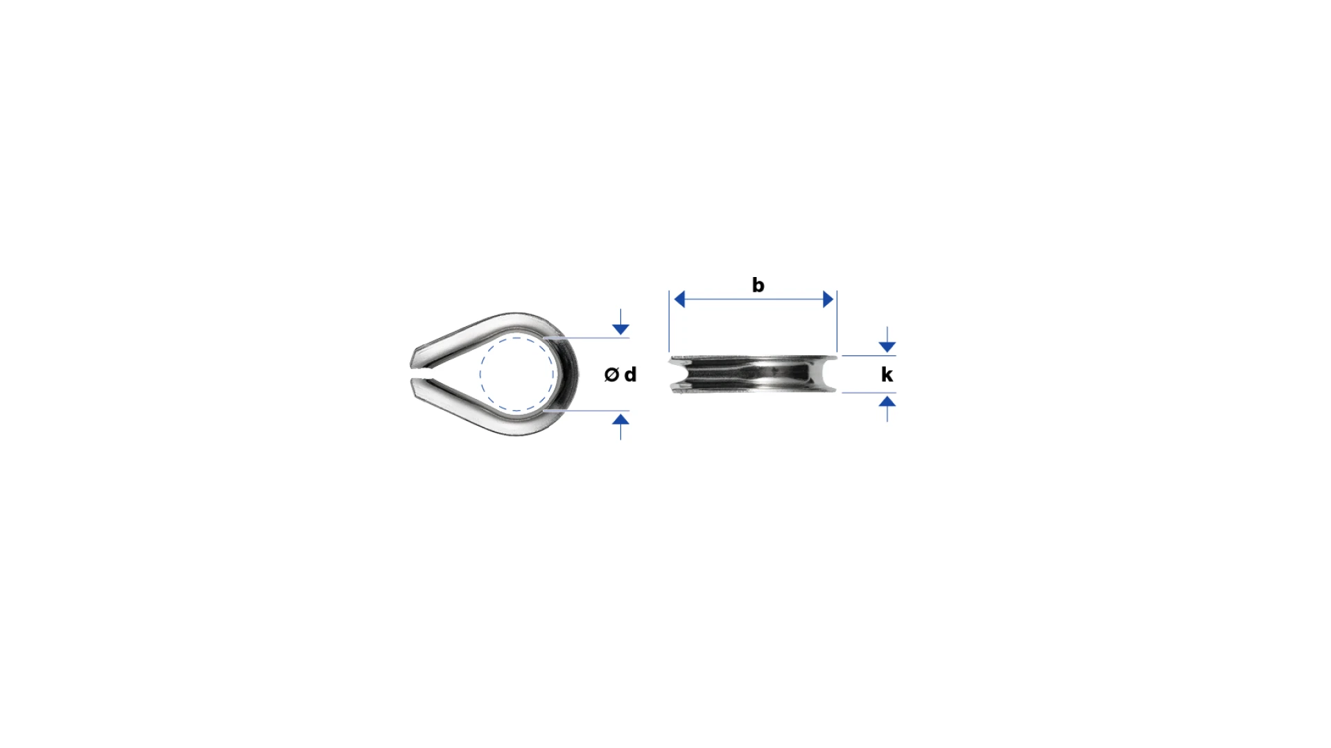 Thimble   stainles steel