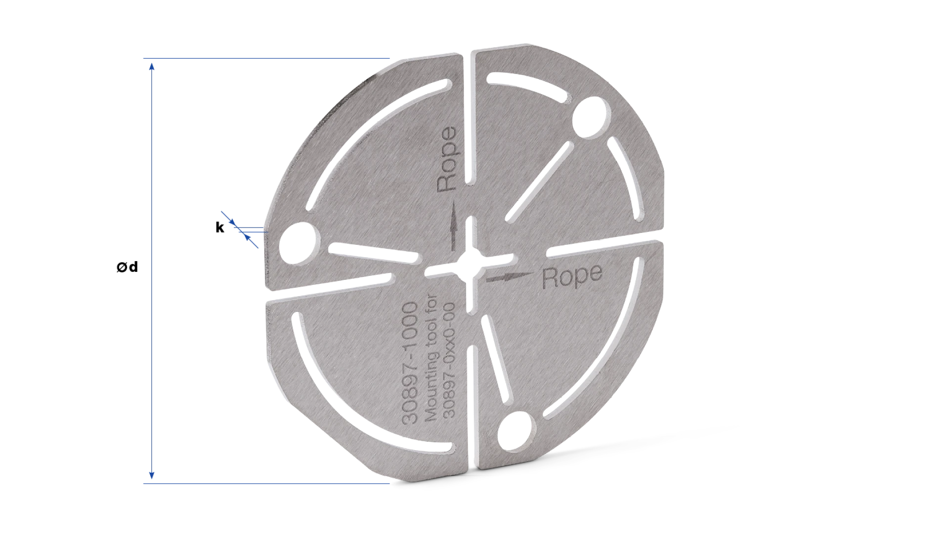 Installation aid for spacer GreenWebnet