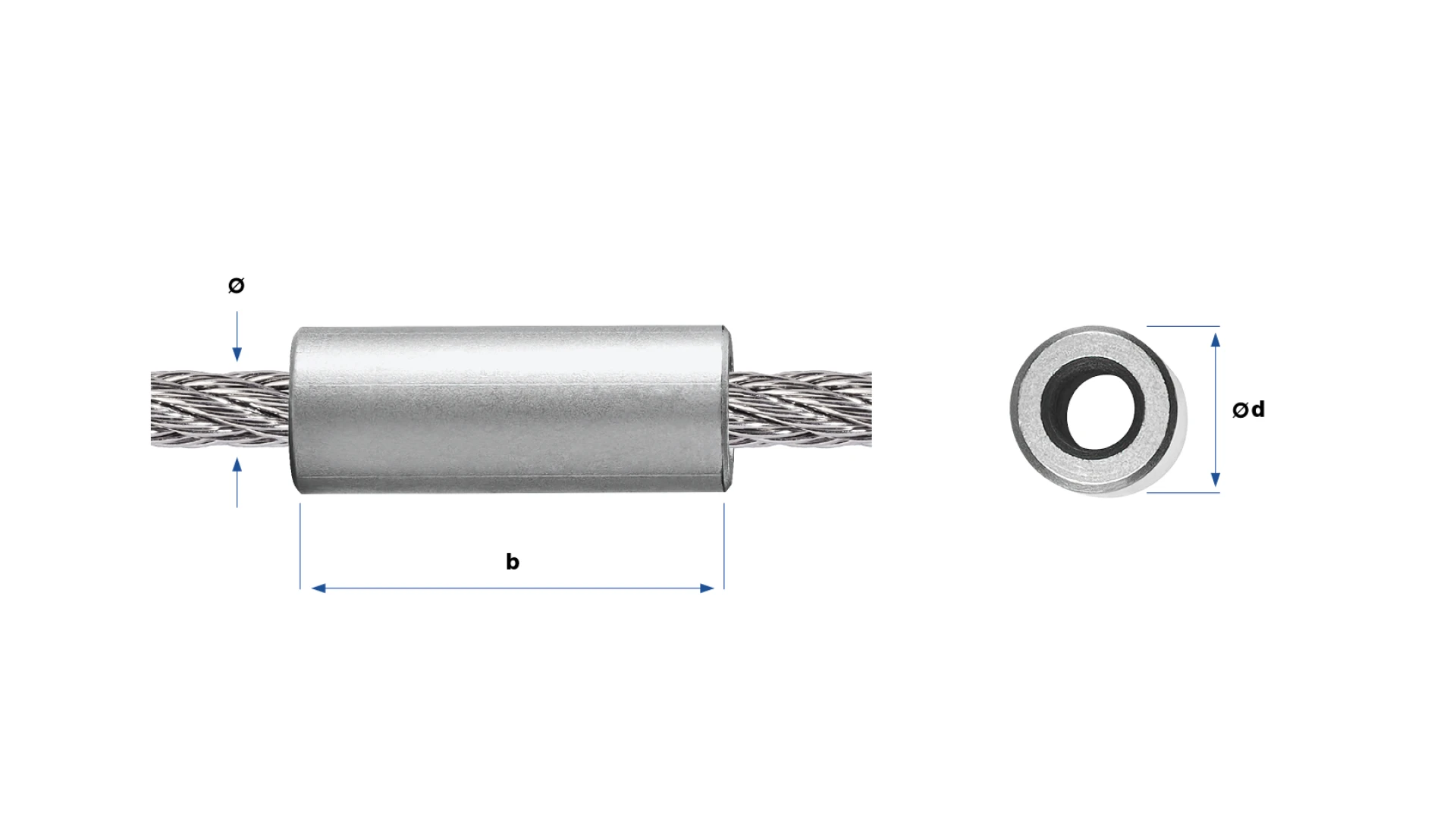 Connecting sleeve Webnet Duplex