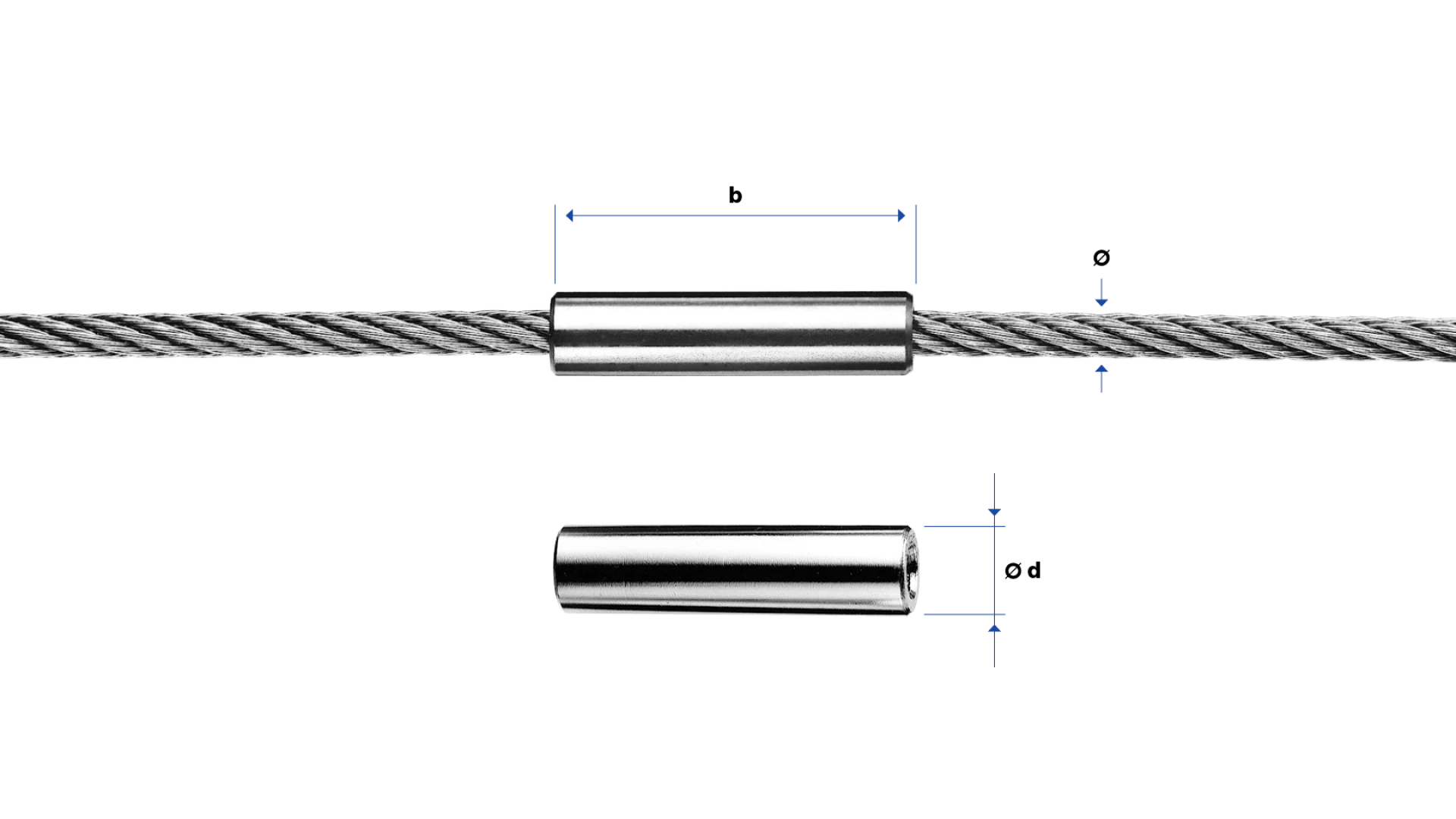 Loose sleeve slidable mounted