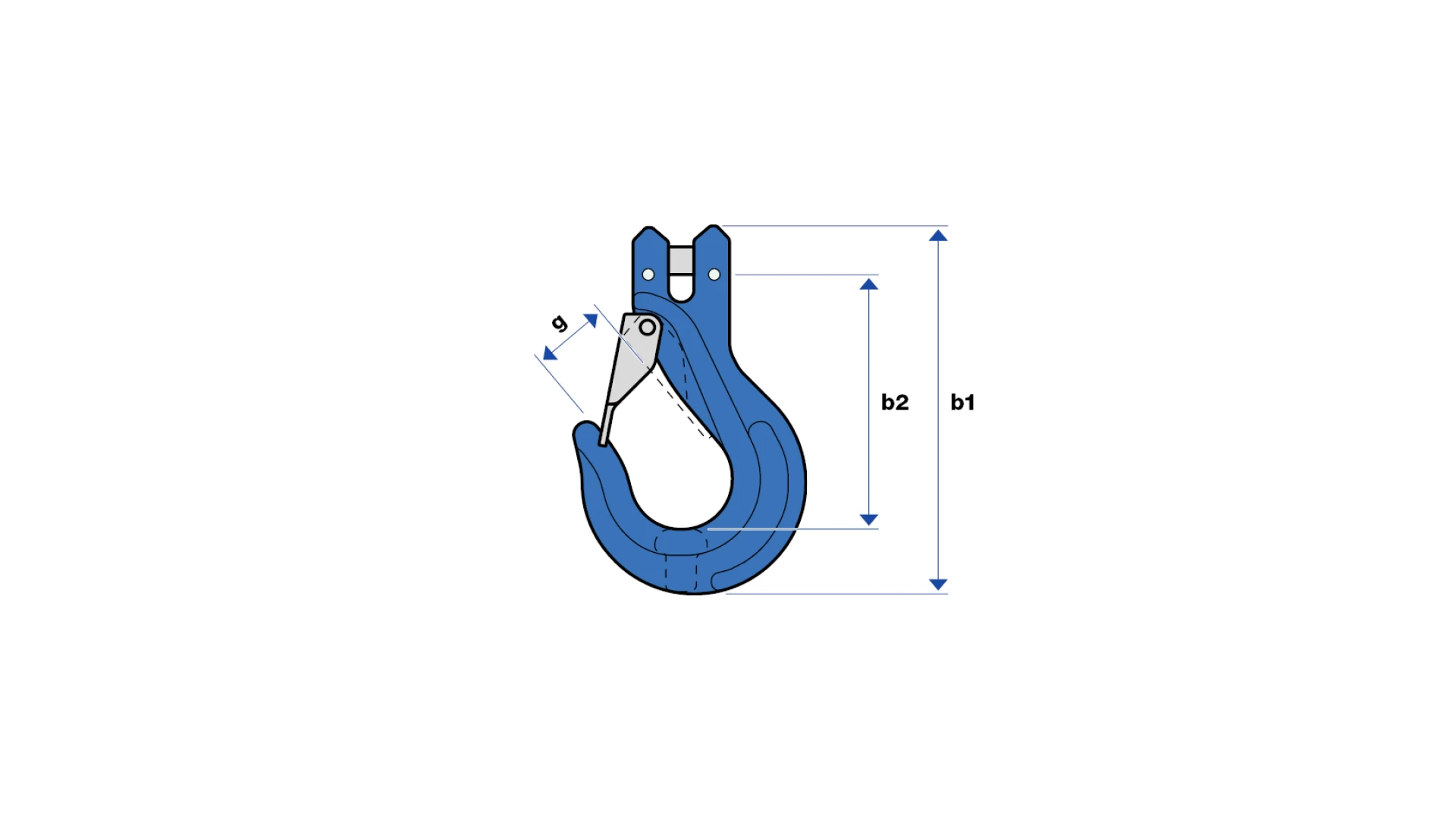 Clevis sling hook   GK 10