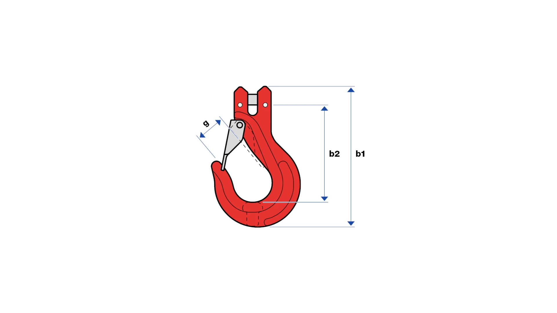 Clevis sling hook   GK 8