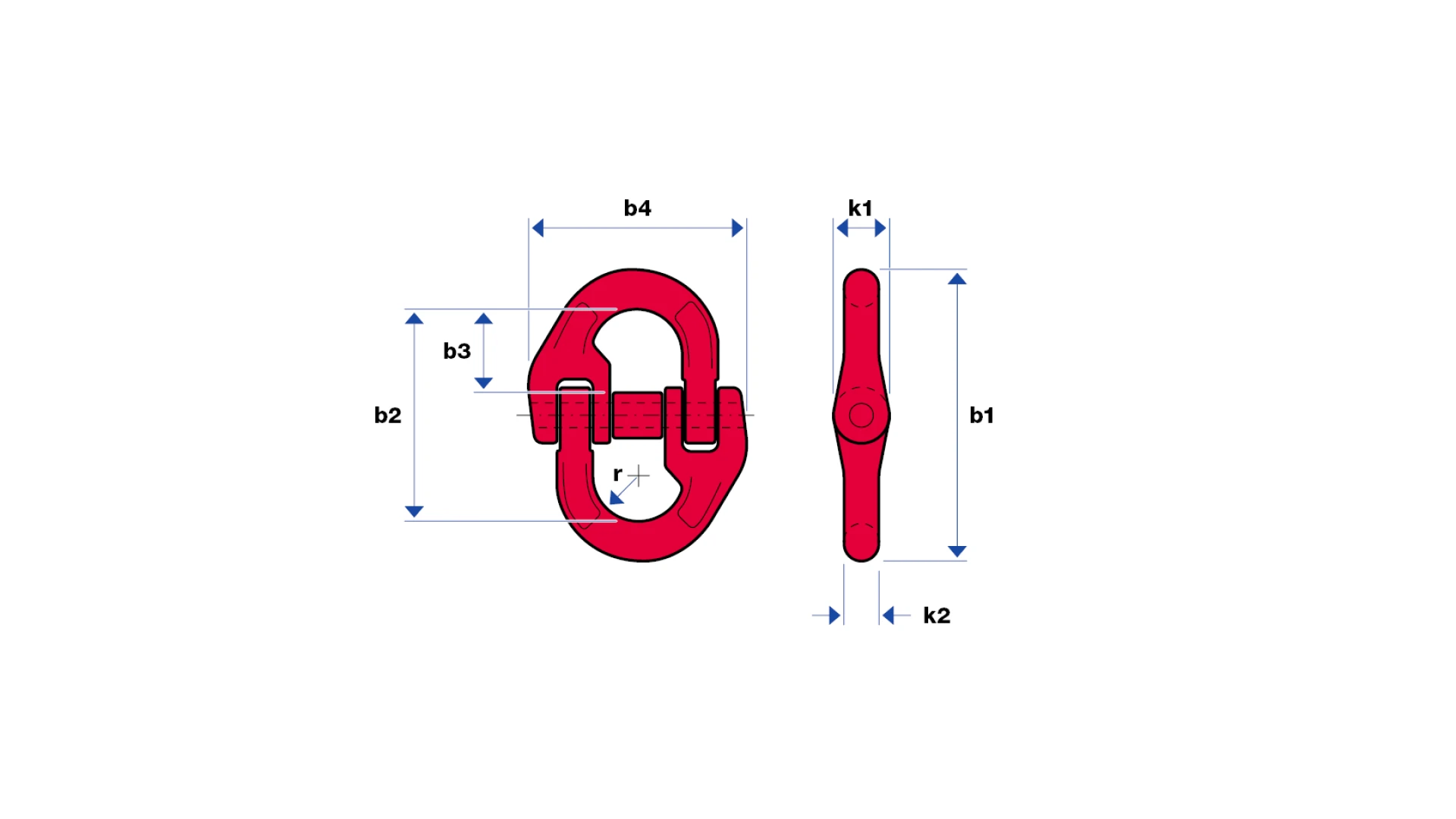 Coupling link   GK 8