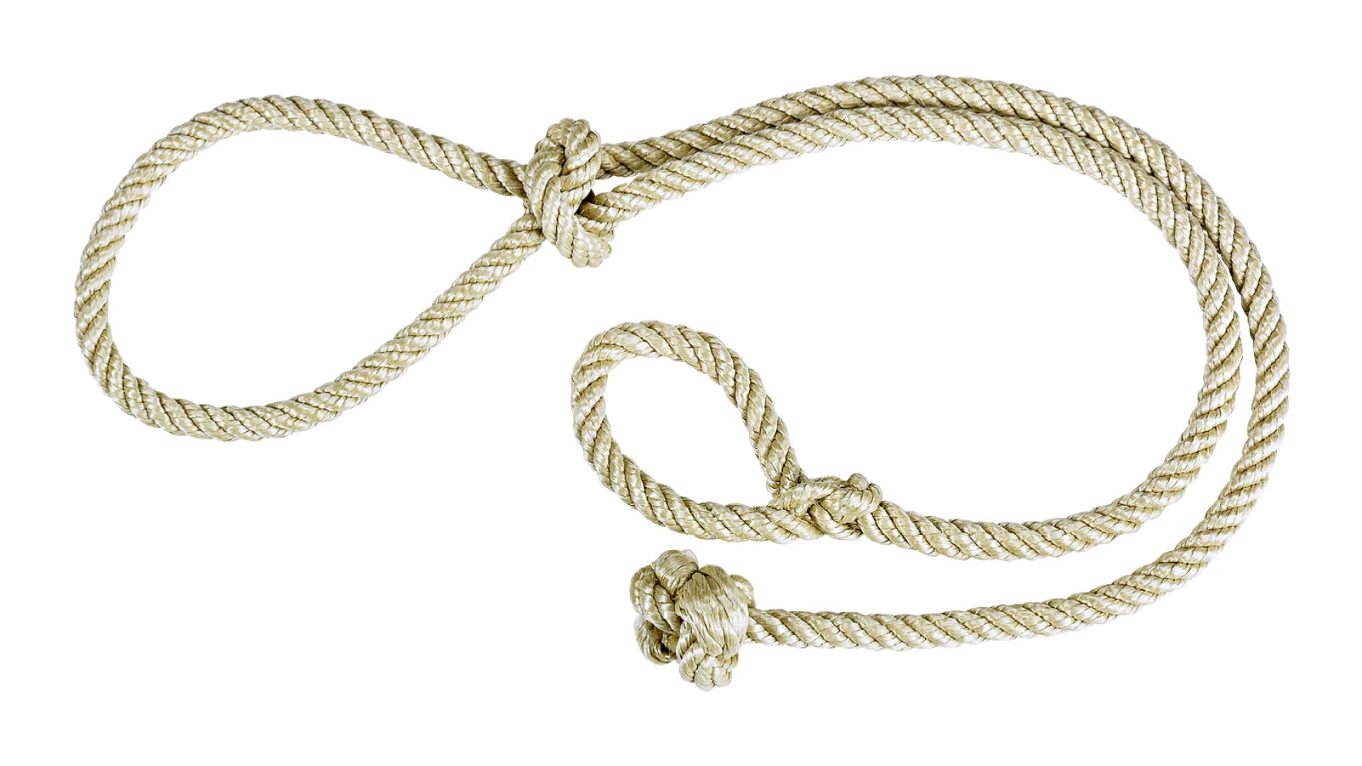 Neck slings with cross knot