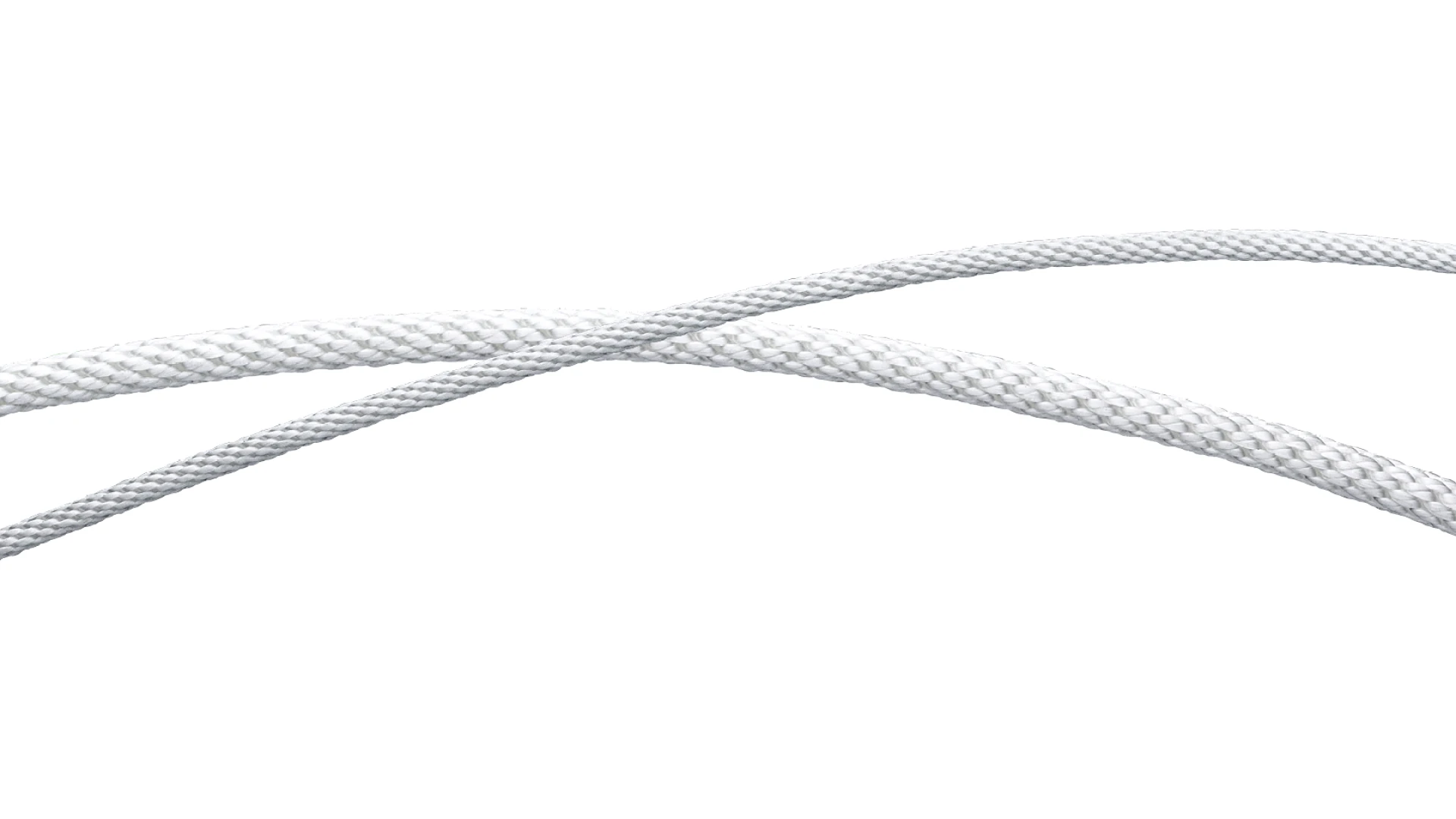 Polyester rope special braiding