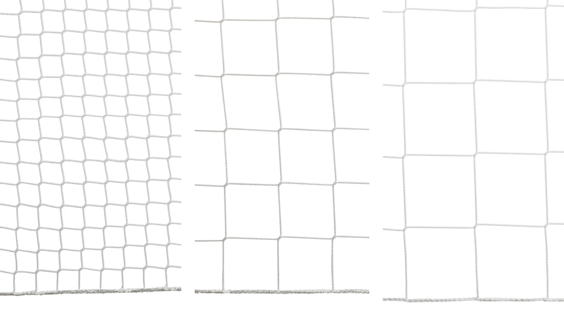 Safety and fall stop net with a reinforced selvedge  Ø 3 mm, made of polyester