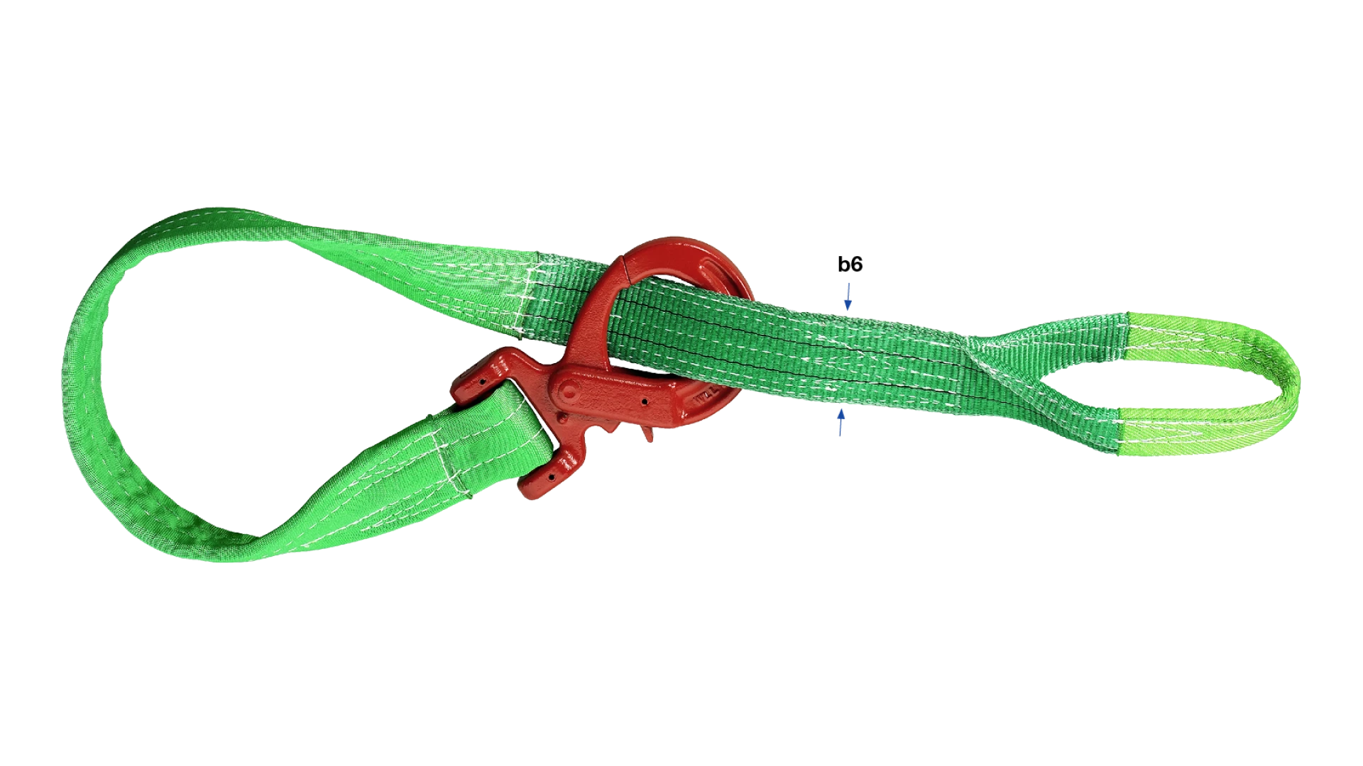 System web sling assembly one-leg  mit Sicherheitshaken