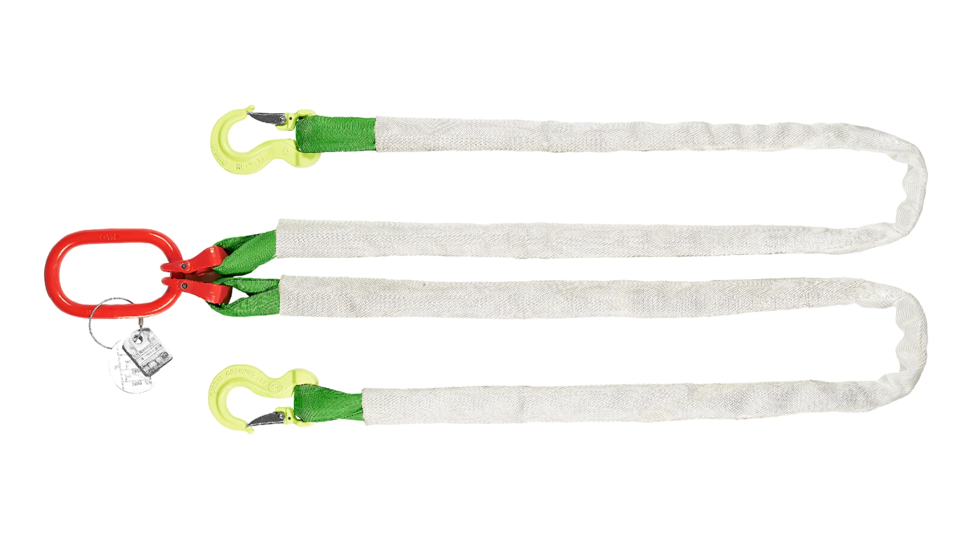 Endless web sling assembly two-leg  mit Rundschlingenhaken