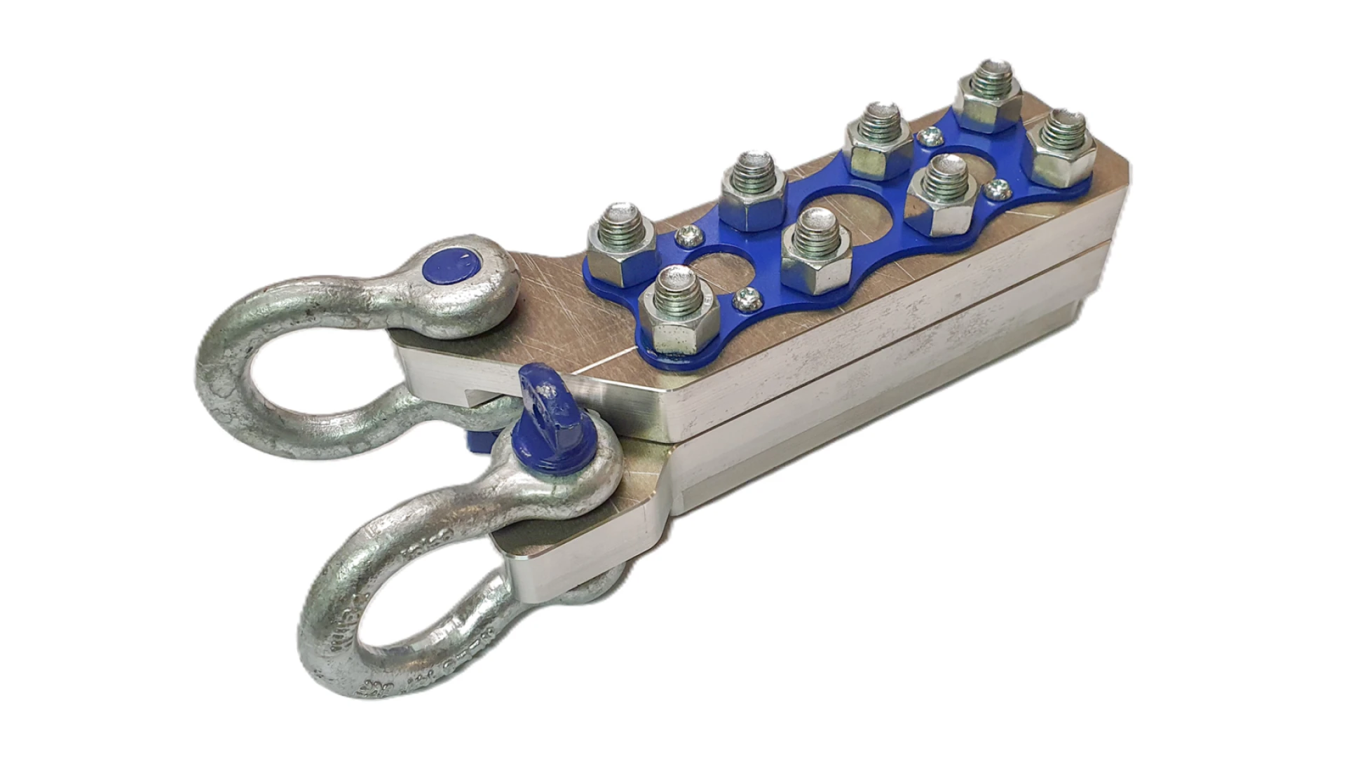 Tensioner clamp incl. 2 shackles