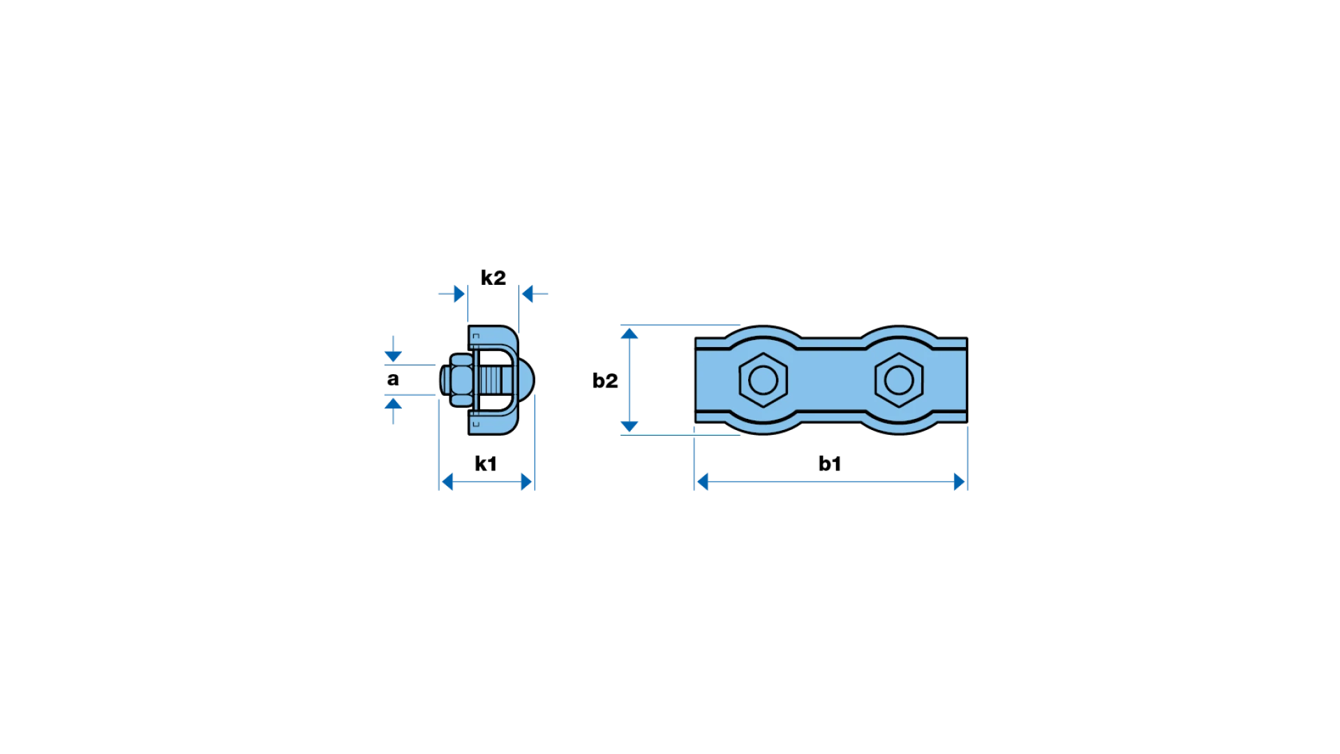 Duplex clip