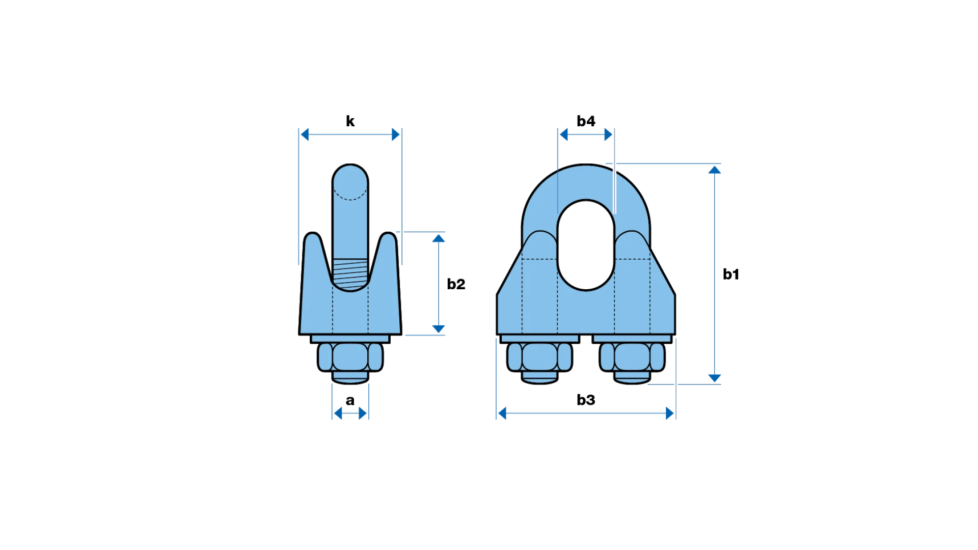 Wire rope clip   EN 13411-5