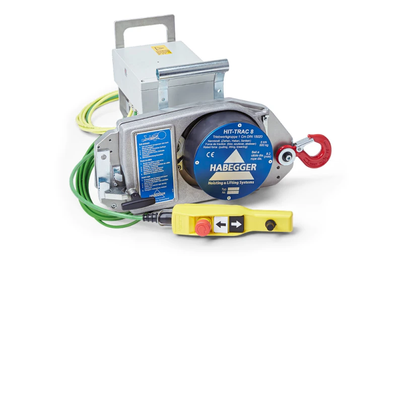 Motorized rope hoist HIT-TRAC 8